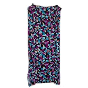 Colorful Geometric Patterned Skirt